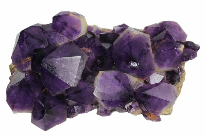 Deep Purple Amethyst Crystal Cluster With Huge Crystals #148704